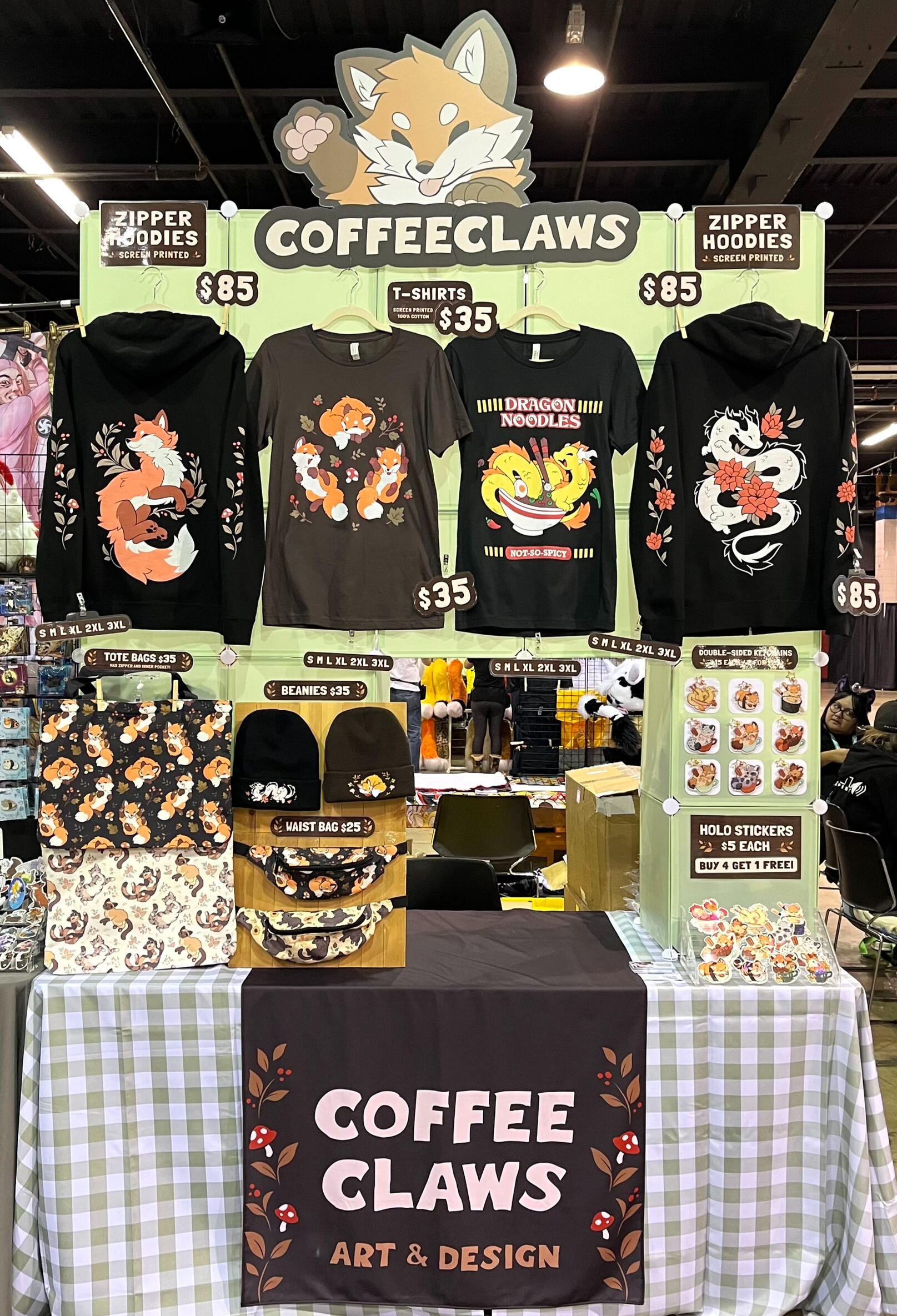 MIDWEST FURFEST 6' SETUP (Height: 6.5' above table)